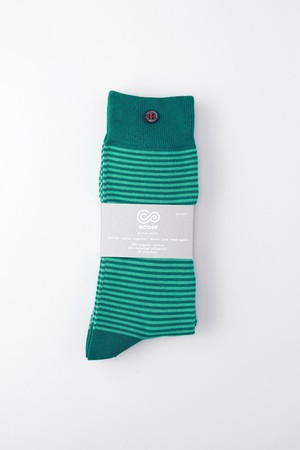 (2 Pairs) Men's Earth Creative Button Socks from Ecoer Fashion