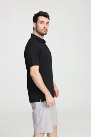 Organic Linen Polo Shirt from Ecoer Fashion