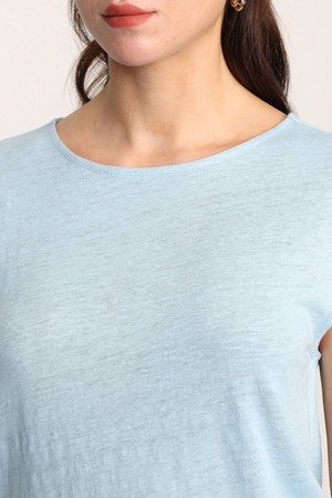 Organic Linen Sleeveless Tee from Ecoer Fashion