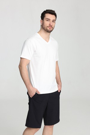 Organic Cotton Fundamental V-neck T-shirt from Ecoer Fashion