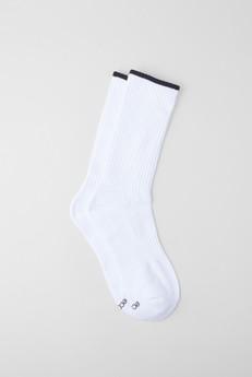 (2 Pairs) Women's Sport Tennis Rib Socks via Ecoer Fashion