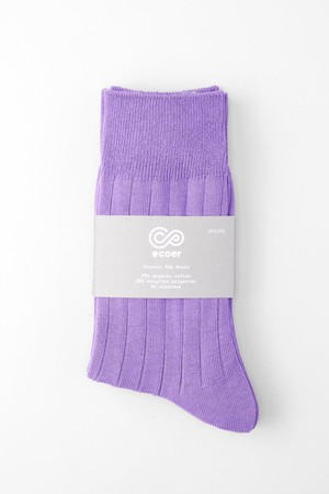 (2 Pairs) Women's Classic Rib Pima Cotton Socks from Ecoer Fashion