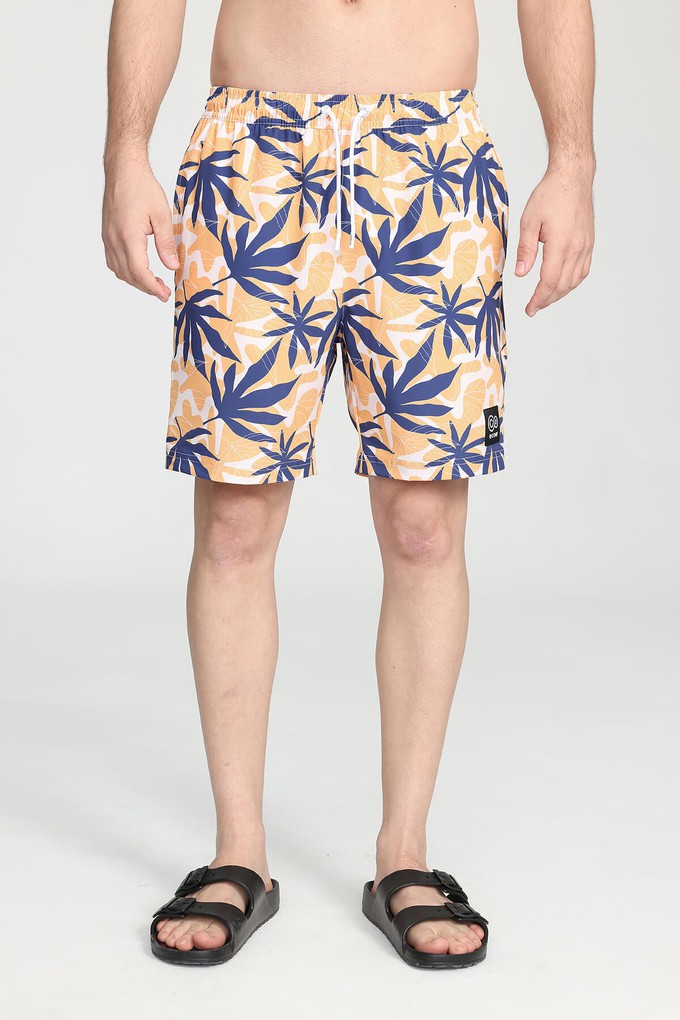 Elastic Waist Swim Trunks from Ecoer Fashion