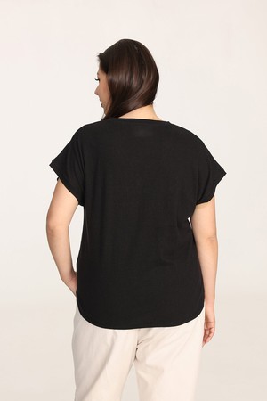 Hemp Jersey V-Neck T-Shirt from Ecoer Fashion