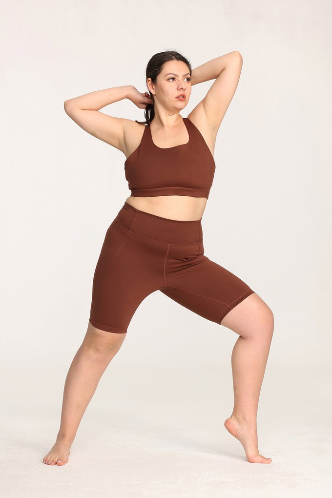 Recycled High-Rise Biker Shorts from Ecoer Fashion