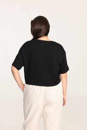 Organic Cotton Cropped T-Shirt from Ecoer Fashion