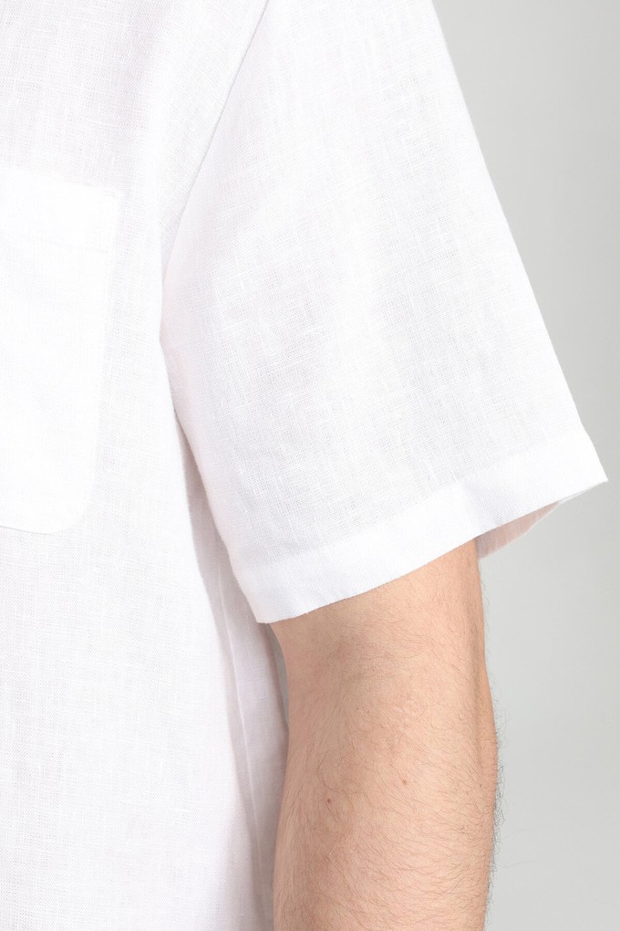 Organic Linen White Shirt from Ecoer Fashion