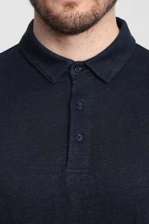 Organic Linen Polo Shirt from Ecoer Fashion