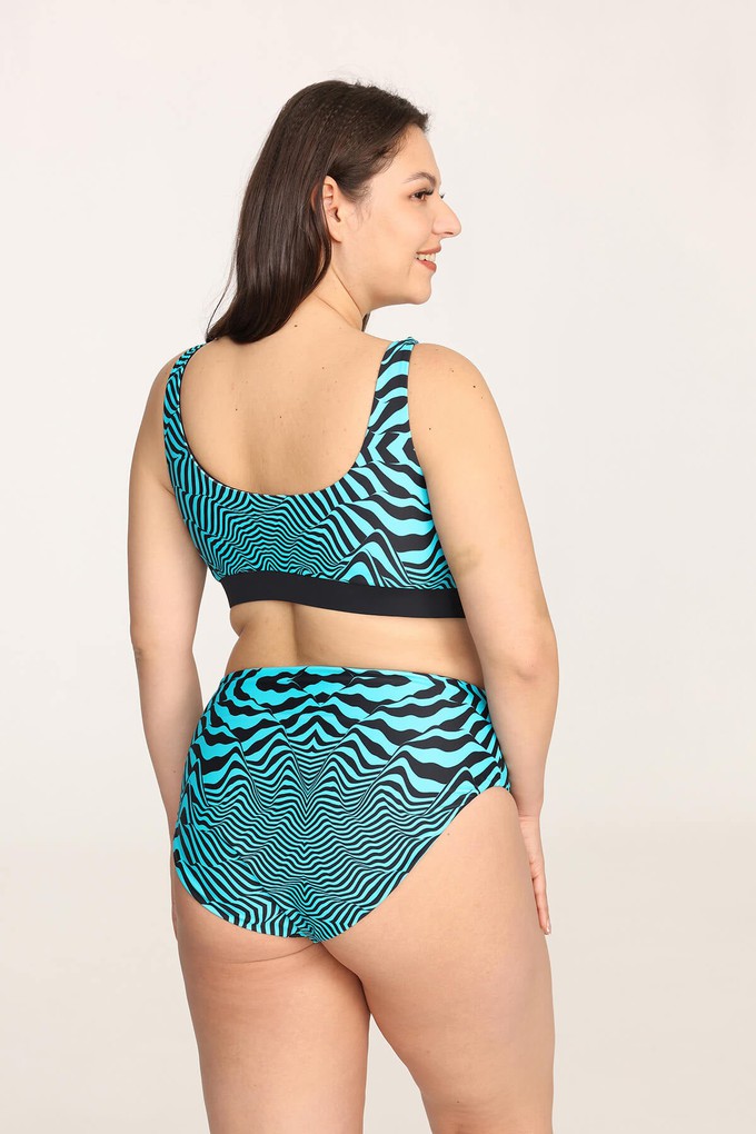 Reversible Swimwear Scoop Neck Bikini Set from Ecoer Fashion