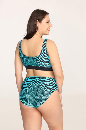 Reversible Swimwear Scoop Neck Bikini Set from Ecoer Fashion