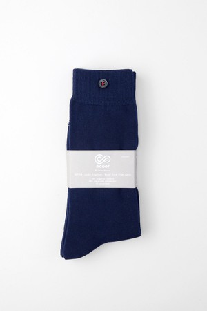(2 Pairs) Men's Earth Creative Button Socks from Ecoer Fashion