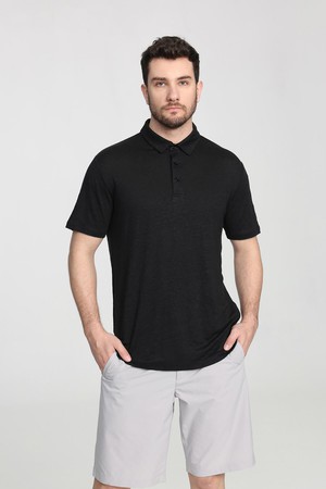 Organic Linen Polo Shirt from Ecoer Fashion