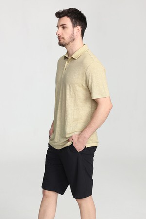 Organic Linen Polo Shirt from Ecoer Fashion