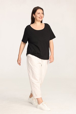 Hemp Scoop Neck T-shirt from Ecoer Fashion