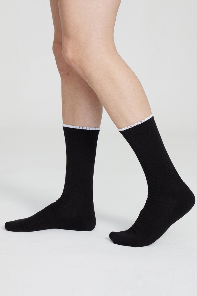 (2 Pairs) Men's Sport Tennis Rib Socks from Ecoer Fashion