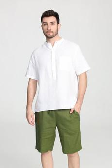 Organic Linen White Shirt from Ecoer Fashion