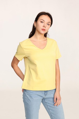 Organic Cotton V-Neck T-Shirt from Ecoer Fashion