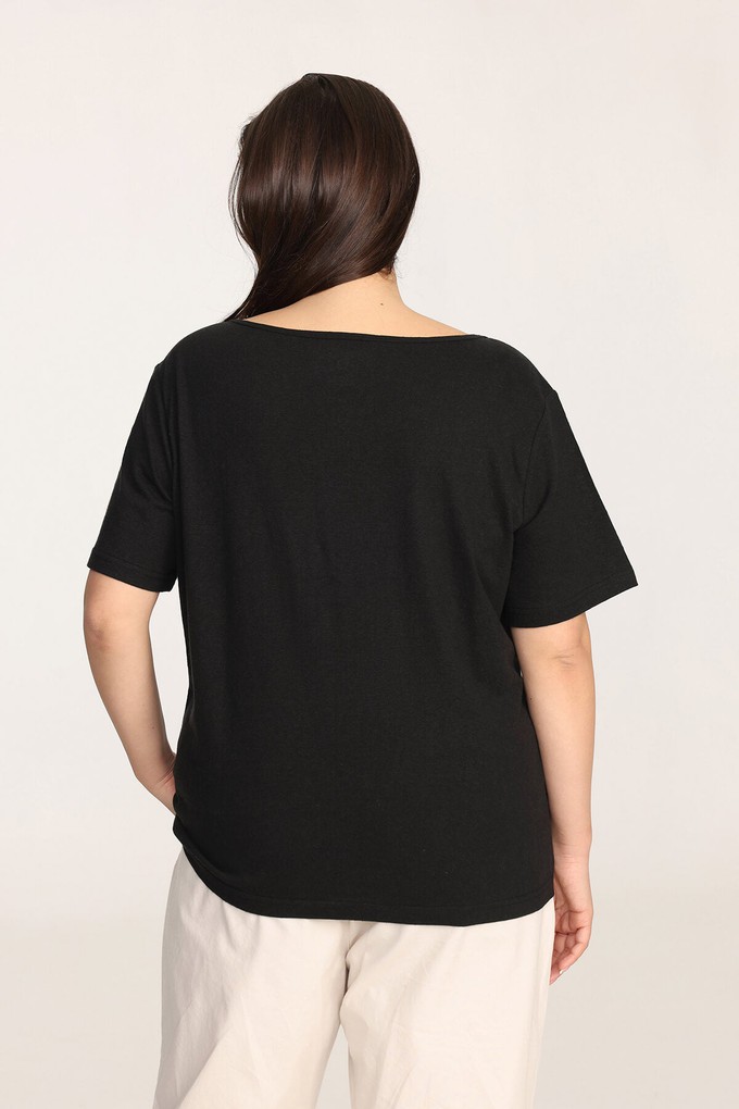 Hemp Scoop Neck T-shirt from Ecoer Fashion