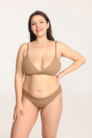 Organic Cotton Soft Triangle Bralette from Ecoer Fashion