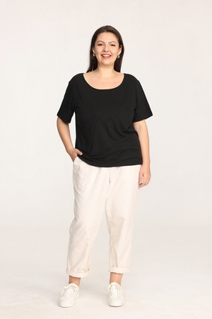 Hemp Scoop Neck T-shirt from Ecoer Fashion