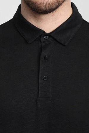 Organic Linen Polo Shirt from Ecoer Fashion