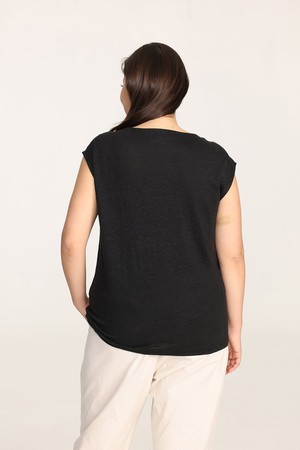 Organic Linen Sleeveless Tee from Ecoer Fashion