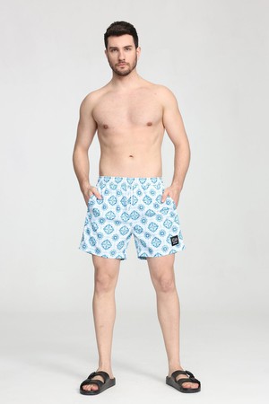 Virtual Flower Swim Shorts from Ecoer Fashion