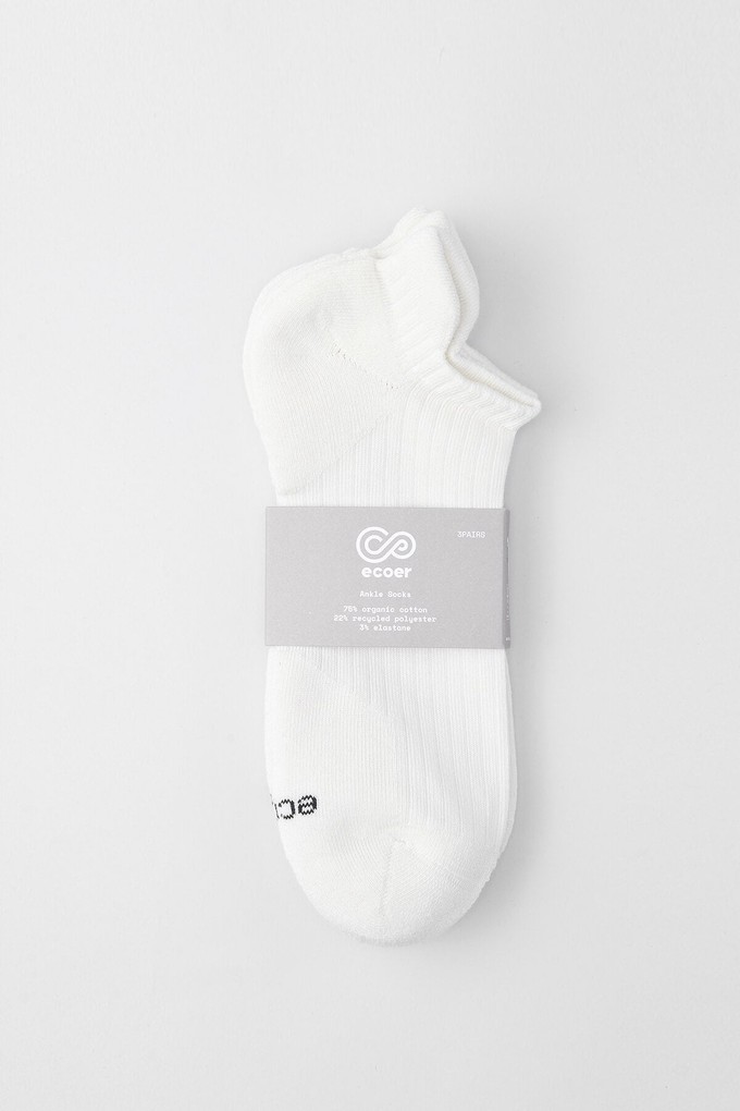 Women's Everyday Classic Ankle Socks (3 Pairs) from Ecoer Fashion