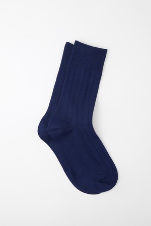 (2 Pairs) Women's Classic Rib Pima Cotton Socks from Ecoer Fashion