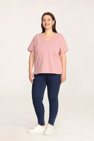 Organic Cotton V-Neck T-Shirt from Ecoer Fashion
