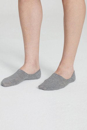 (2 Pairs) Men's Classic No-Show Socks Solid from Ecoer Fashion