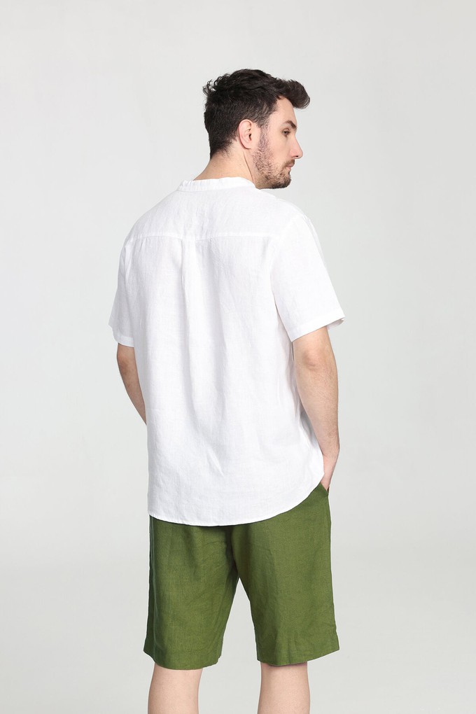 Organic Linen White Shirt from Ecoer Fashion