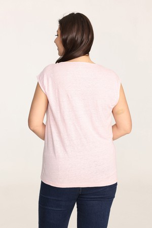 Organic Linen Sleeveless Tee from Ecoer Fashion