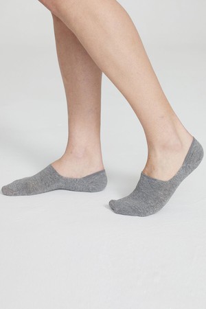 (2 Pairs) Men's Classic No-Show Socks Solid from Ecoer Fashion