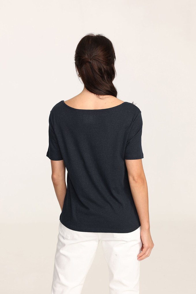 Hemp Scoop Neck T-shirt from Ecoer Fashion