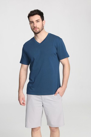 Organic Cotton Fundamental V-neck T-shirt from Ecoer Fashion