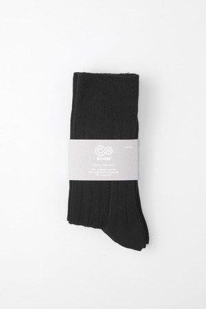 (2 Pairs) Women's Classic Rib Pima Cotton Socks from Ecoer Fashion