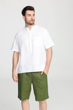Organic Linen White Shirt from Ecoer Fashion