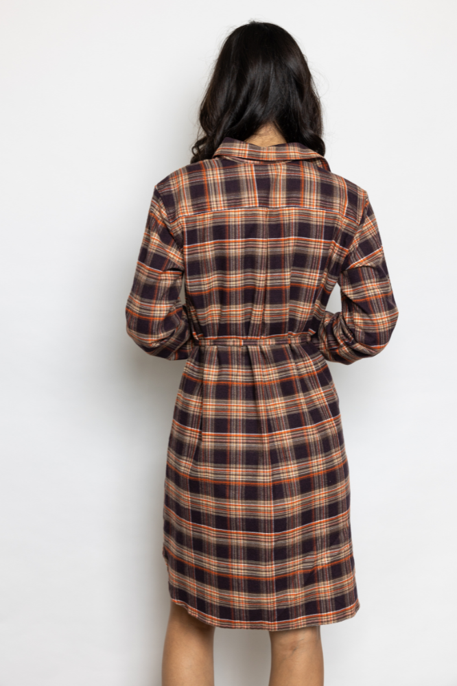 Anna Dress | Checked Multicolor from Elements of Freedom