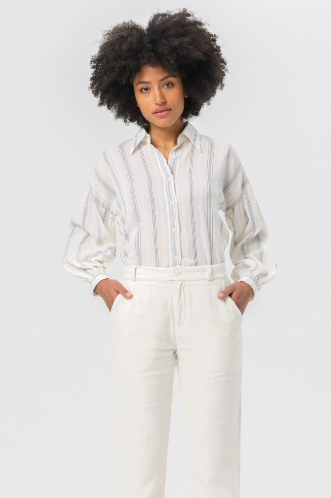 Nice | White Brodery Stripe from Elements of Freedom