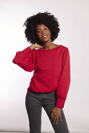 Jasmin Sweater | Red from Elements of Freedom