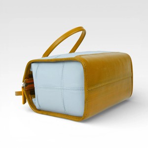 Small Post Bag | Leather & Fire-hose from Elvis & Kresse