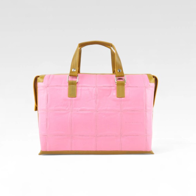 Metropolitan Bag | Leather & Fire-hose from Elvis & Kresse
