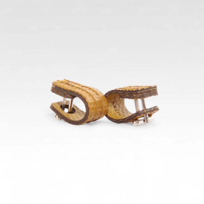 Wrap-Around Cufflinks | Fire-hose from Elvis & Kresse