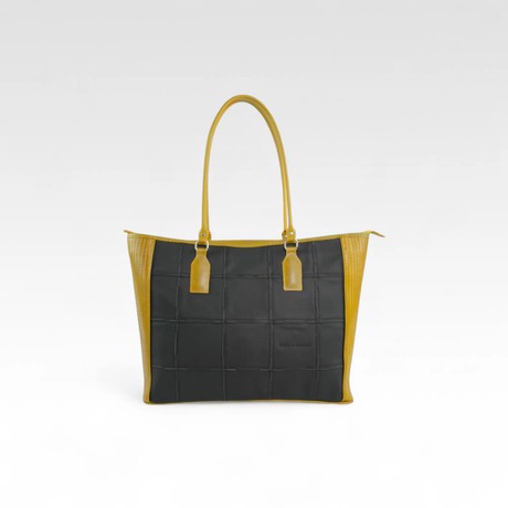 Classic Tote | Leather & Fire-hose from Elvis & Kresse