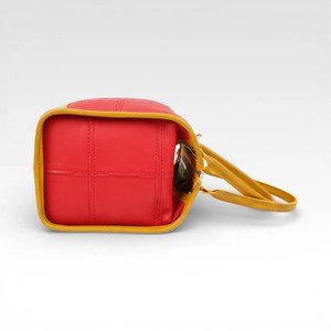 Small Post Bag | Leather & Fire-hose from Elvis & Kresse