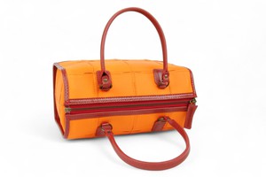 Small Post Bag | Leather & Fire-hose from Elvis & Kresse