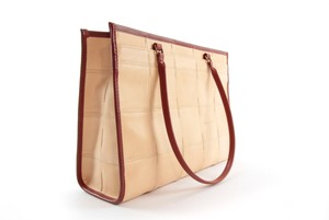 Whitstable Tote | Leather & Fire-hose from Elvis & Kresse