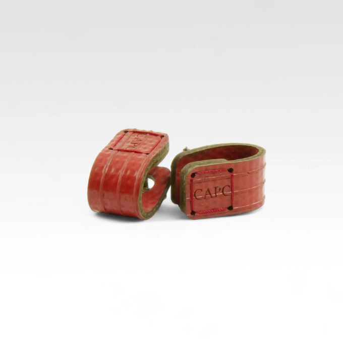 Wrap-Around Cufflinks | Fire-hose from Elvis & Kresse