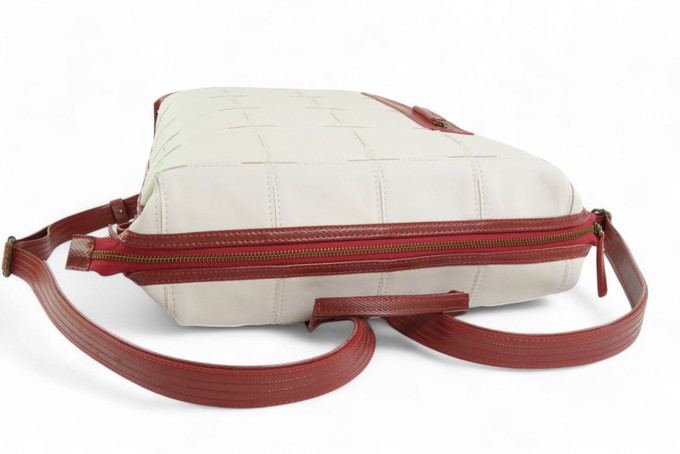 Large Backpack | Leather & Fire-hose from Elvis & Kresse